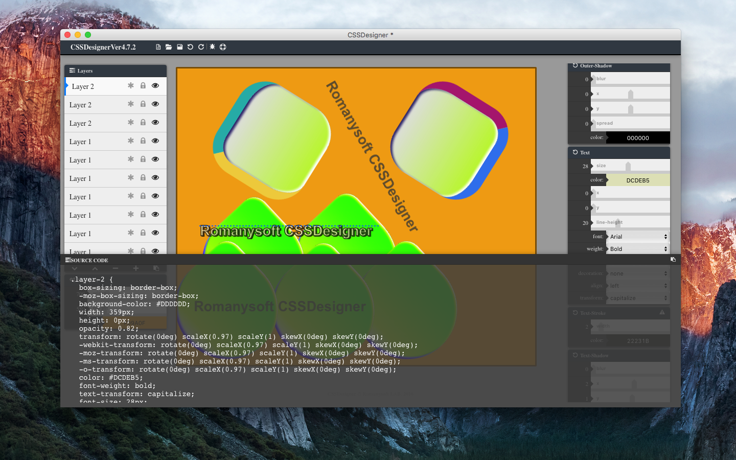 CSSDesigner for Mac software